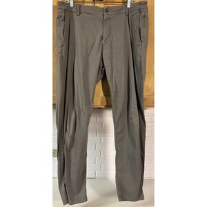 Birddogs Khaki Pants Men's 36x30 Gray Stretch Cotton Blend Chino